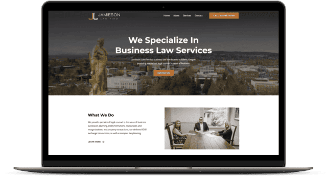 Jamieson Law Firm Mockup